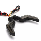 4pcs Motorcycle Turn Signals Light Indicator 12v Running Indicator For All Bikes