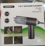 3 In 1 Vacuum Cleaner Mini Portable For Home And Car (GZ000011) / Wireless Mini Handheld Vacuum Cleaner