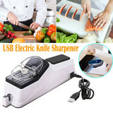 Knife Sharpener Electric | USB Electric Knife Scissor Sharpening Tool For Kitchen | Multifunctional Electric Rechargable Knife Sharpener Professional