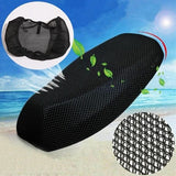 Universal Motor Bike Motorcycle Cool Mesh 10mm XXL Net Design Seat Cover Sunscreen Cushion Bike Seat Protector Sun Block Heat Insulation Water Rain Proof Mesh Pad For All Motorbikes