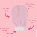 Hammer Moroccan Exfoliating Gloves  - Dead Skin Remover - Exfoliating Bath Washcloth Scrub Mitt for Body - Exfoliating Massage Mitt Back Scrubber Glove - Each