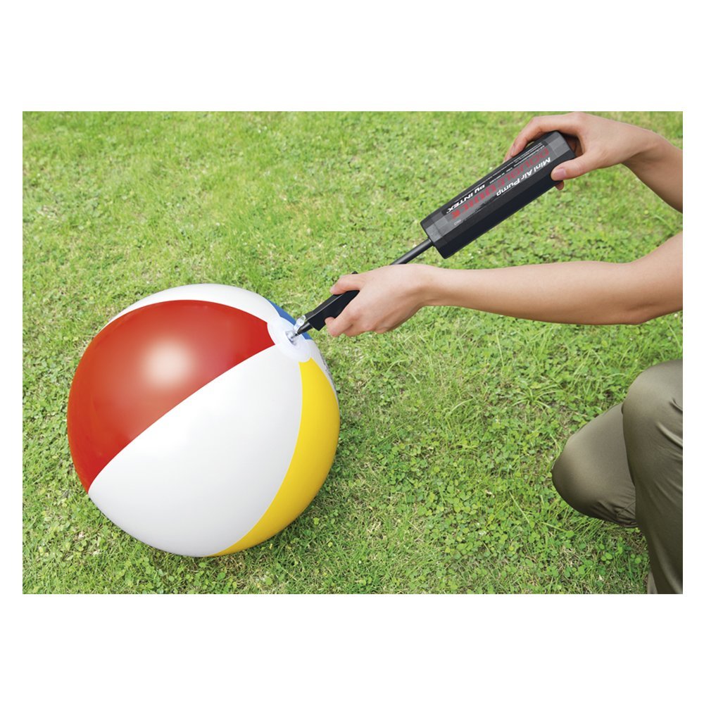 INTEX Double Quick Mini Hand Pump (69613) Air Pump Balloon Pump Small Pool Pump Mini Plastic Hand Held Air Pressure Pump