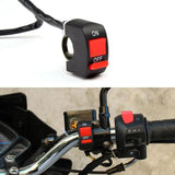 2 Pcs Motorcycle Headlights Plus Switch LED White Super Bright 6LED Working Front Light Motorbike Fog Lamp 1600LM Scooters Spotlight