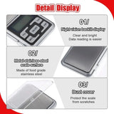 Mini Electronic Scales High Precision Pocket Digital Scale For Gold Sterling Jewelry Balance Gram For Kitchen Scale 500gx0.1g
