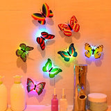 Glow In The Dark 3D Led Butterfly Night Light Led Color Changing For Kids Room (1 PCs Butterfly)