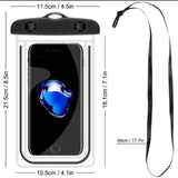 Water Proof  Cover Bag for Mobile - Max screen size could be 6.2 inches - Random Color