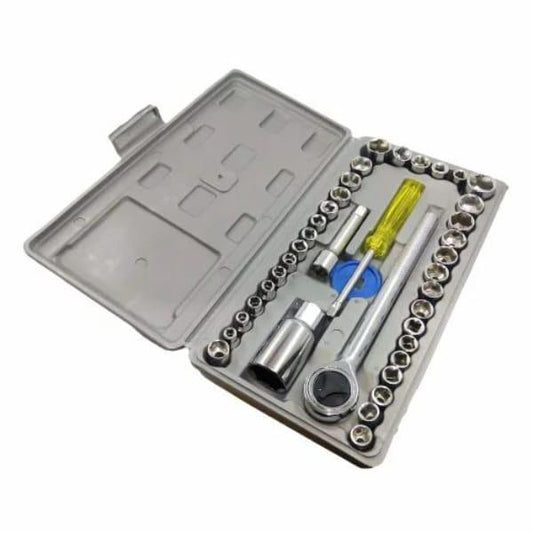 40pcs Aiwa Socket Wrench  Tool Kit & Screwdriver And Socket Set