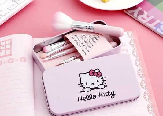 8 Pcs Makeup Brush Set & Liner Deal