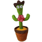Dancing Cactus Toy – Singing, Talking, Voice Recording Plush With USB Rechargeable Function – Fun Educational Gift For Babies And Kids (Ages 6 Months & Up) - Rechargeable - With Cap