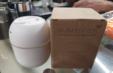 Humidier with Warm LED Outline USB Portable Air Humidifier  Essential Oil Diffuser Modes Auto Off With LED Light For Home Car Mist Maker Face Steamer Car Air Fresheners