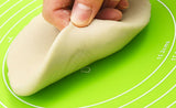 Big Size Silicone Baking Roti Mat With Measurements Heat Resistant Cookie Sheet Oven Liner | Non Stick Flour Rolling Mat | Baking Mat Kneading Dough Pad (Random Color)