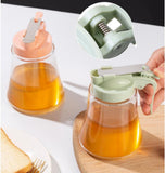 Honey Dispenser No Drip - Easy Squeeze Syrup Dispenser Bottle for Efficient Serving,  Honey Squeeze Jar for Kitchen & Coffee Bar, Mess-Free Solution(250ml)