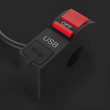 On/Off & USB Port 2 Amp 5 V Universal Switch For Bike, Extra External On Off Button. Extra Lights Switch