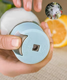Sealed Seasoning Quantitative Bottle Salt Pepper Condiment Dispenser Glass Spice Jar | Salt Control Bottle Press - 180ml (Random Color)