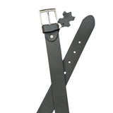 Men Buffalo Leather Belt Grey Color | Waist Belt For Boys & Mens (Grey)