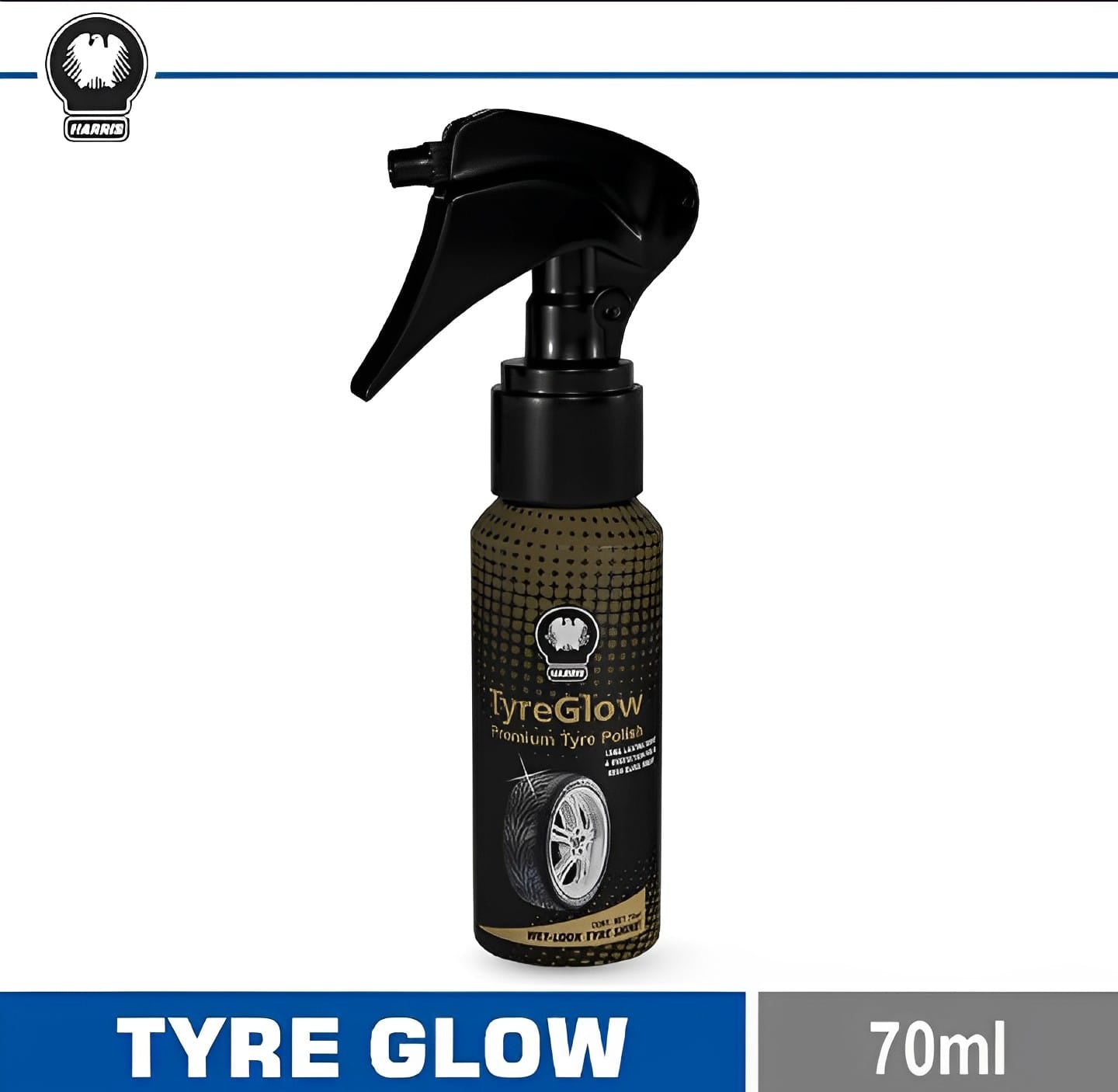 Pack Of 12 Tyre Glow For Tyre Shine | Best Quality Shining Spray For Car & Bike Tyres 70 ML