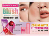Pack Of 4 Pcs Romantic May Jelly Tint Blush Stick