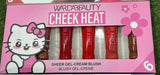 Pack Of 6 Cheek Heat Shimmer Gel-Cream Blush,