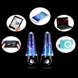 Water dancing speakers ( bullet shape)  (random color)