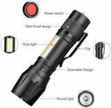 Torch Mini Flashlight Rechargeable 500mAh ABS Plastic Body