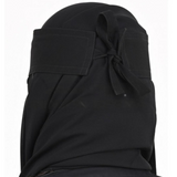 Chiffon Saudi Locket Niqab – Premium A1 Quality Black Face Veil (Black) (Random Locket )