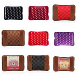 Electric Hot Water bag Heat Pad (Heat Bag) For Pain Relief  velvet cloth type also used for hand warmer – Multicolour