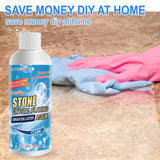 Stone Crystal Plating Cleaner Agent Stonework Polishing And Coating Agent Marble Tile Anti-Corrosion Incremental Crystal Stone Stain Remover With Box 100ml