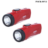Pack Of 2 Multifunction Portable Super Bright USB Rechargeable Flashlights SD-8670