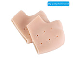 Pair of half Heel Pain Anti Crack Silicone Set - Anti Crack  For Pain Relief Unisex With Box