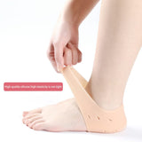 Pair of half Heel Pain Anti Crack Silicone Set - Anti Crack  For Pain Relief Unisex With Box
