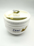 Dove Silky Moisturizing Body Cream (300 Ml) - High Nutrients And Rich Essential Oils