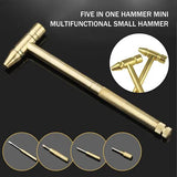 5 In1 Multifunction Mini Craft Strong Hammer And Screwdriver Hand Tools Set