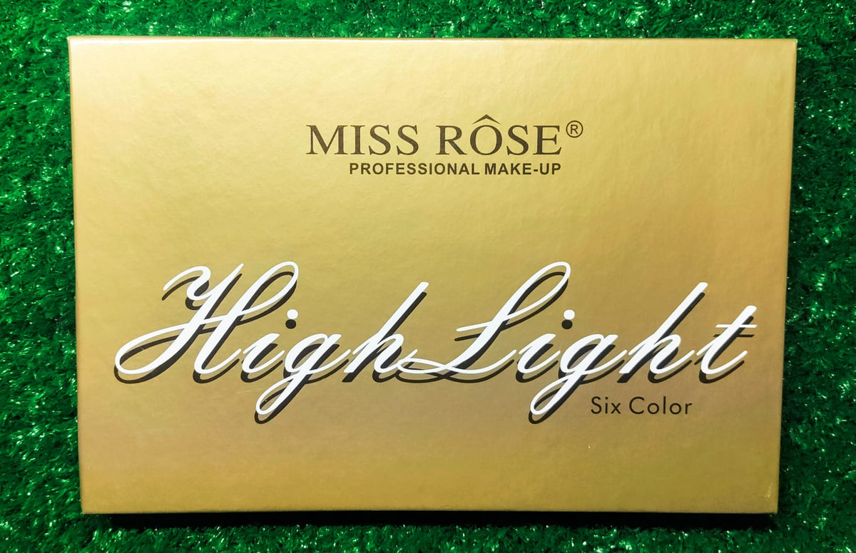 6 In 1 Miss Rose Ultimate Glow Highlighter Kit For Face Smoothness