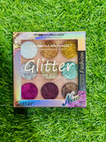 Glitter Butter Sparkle Eyeshadow Palette 9 In 1 Kit For Eye Makeup Shimmer Highlighter Metallic Eye Shadow, Rainbow Eyeshadow Pallets