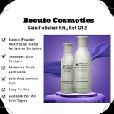 Becute Skin Polish Set - Becute Bleach Powder & Facial Blonde Activator