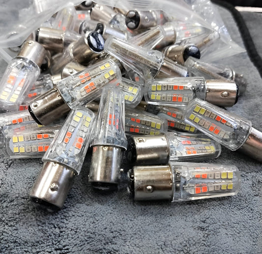 LED Backlight Bulb 6 Functions, 4 Colors - Perfect For Bikes, CD 70, CG125, Cars, And Jeeps