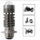Bike LED Headlight Bulb - Motorcycle Fog Light - Super Bright With 2 Functions White/Yellow