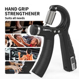 Adjustable Exerciser Hand Gripper With Counter Strengthener Adjustable Resistance Wrist Strengthener Forearm Gripper Hand Workout Squeezer Grip Strength Trainer(Random Color)