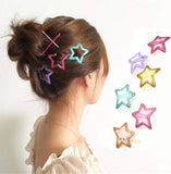 Pack Off 06  Star Design Girl Hair Clip | Hair Clip For Women | Best Quality Hair Clip ( Random Color )