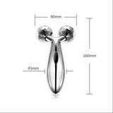 3D Face Massager Roller – 360° Rotation Handheld Y-Shape Plastic Tool For Face Lifting, Anti-Wrinkle, Skin Firming, And Full Body Relaxation | NM-091 ( Random Color )