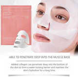 01 Pc Bio-Collagen Real Deep Mask, Hydrating Over Night, Facial Sheet Mask, Pore Minimising, Firming, Collagen Mask, Hydrating Overnight Skin Care Mask - 34gram
