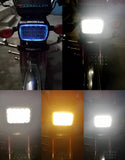 5 Function Led Head Light | 15 Led Fog Bike Headlight Beam For Cg 125 And All 70cc Bikes | Best Quality Headlight