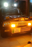 5 Function Led Head Light | 15 Led Fog Bike Headlight Beam For Cg 125 And All 70cc Bikes | Best Quality Headlight