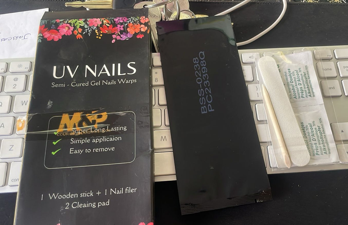 Pack Of 01 - UV Nails Sticker | Best Quality Nails | UV Nails Sticker | Nail For Girls | Artificial Nails Girls & Women Nails