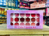 Moccallure Professional 18-Colors Lipstick Kit – Long-Lasting, Hydrating & Compact | Unisex Makeup Set