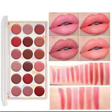 Moccallure Professional 18-Colors Lipstick Kit – Long-Lasting, Hydrating & Compact | Unisex Makeup Set