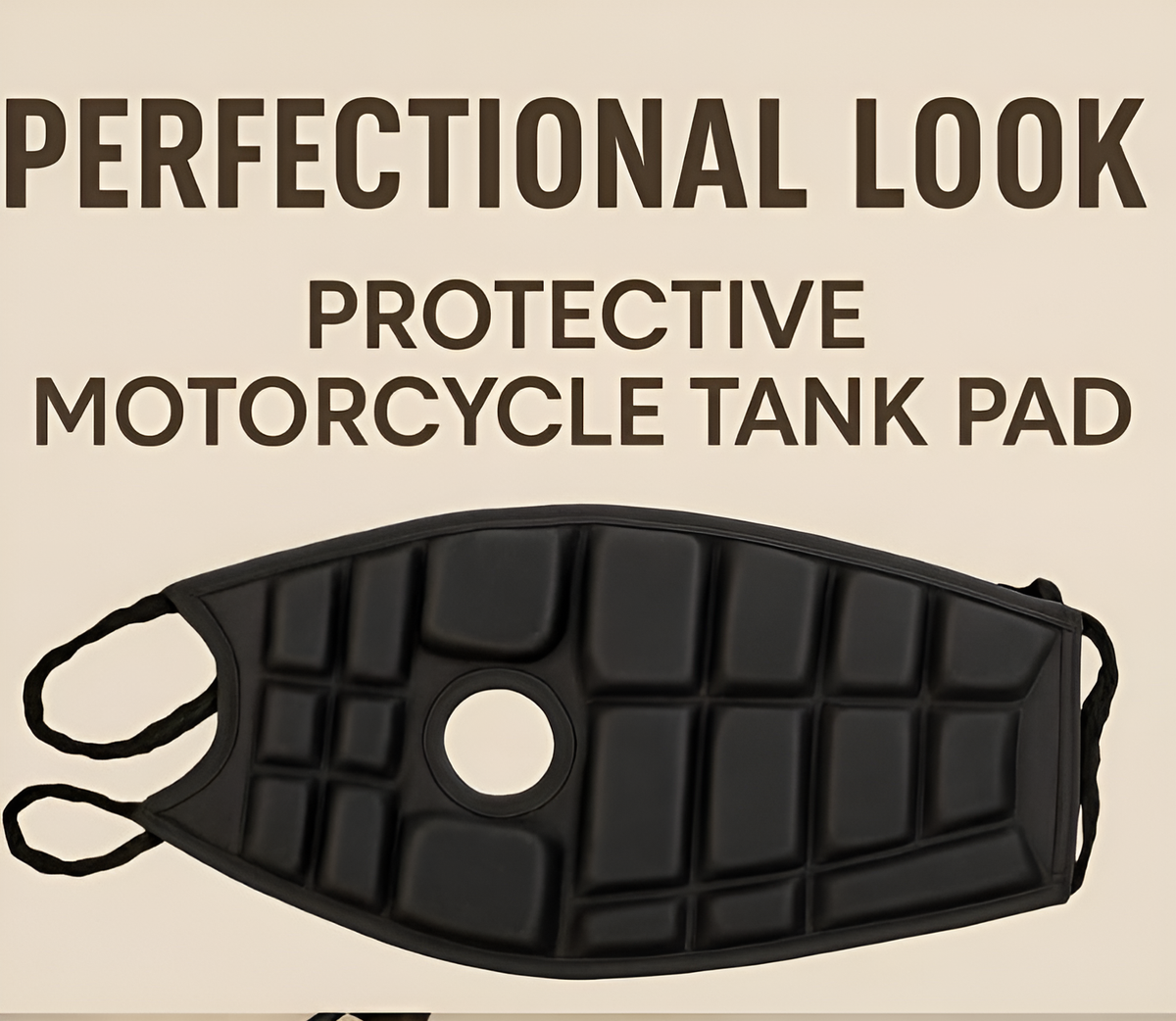 Universal Waterproof Motorcycle Fuel Tank Cushion – Premium Relaxer Tanki Pad & Protective Cover For All Bikes | Anti-Slip, Shock-Absorbing, Weather-Resistant Pad For Comfortable Riding On Any Terrain