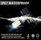 M6 LED Universal Headlight With Fan For All Bikes | Universal Fitting 3 Function High/Low And Flasher Light