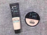 2-In-1 Makeup Deal – Liquid Foundation & Face Powder Combo For Smooth, Flawless Finish – Budget-Friendly Beauty Set - Ivory Shade