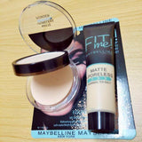 2-In-1 Makeup Deal – Liquid Foundation & Face Powder Combo For Smooth, Flawless Finish – Budget-Friendly Beauty Set - Ivory Shade